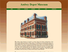 Tablet Screenshot of amboydepotmuseum.org